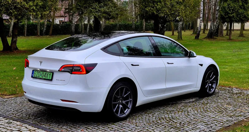 Tesla Model 3 cena 164820 przebieg: 74360, rok produkcji 2022 z Świerzawa małe 37